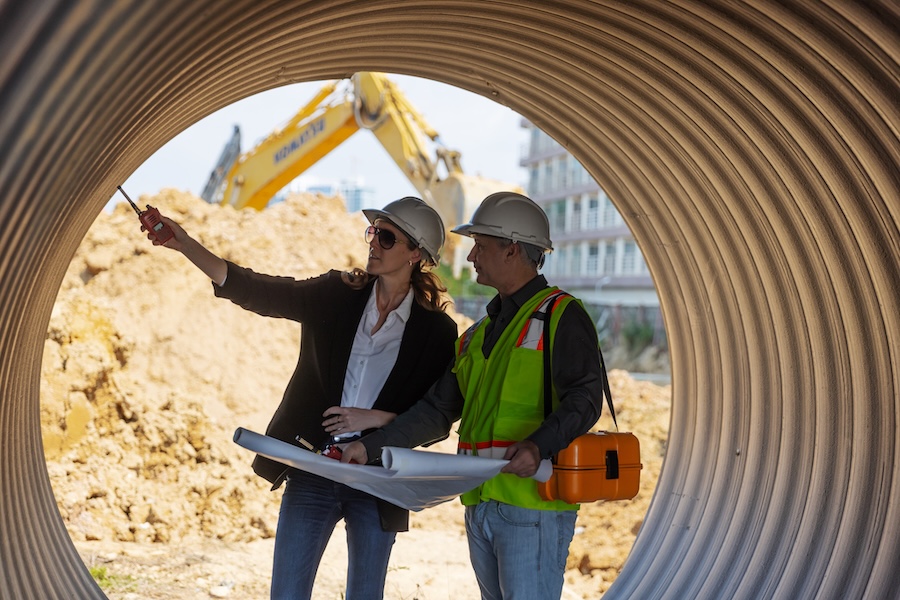 engineers inspect the interior surface of large dr 2026 01 09 11 52 59 utc